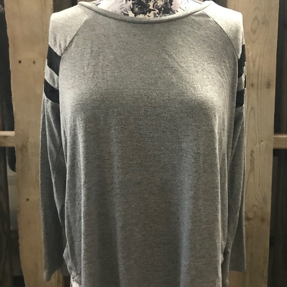 Gray Long Sleeve T-Shirt